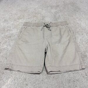 Slate & Stone Shorts Men’s Beige Elastic Waist Drawstring Pockets Size XL